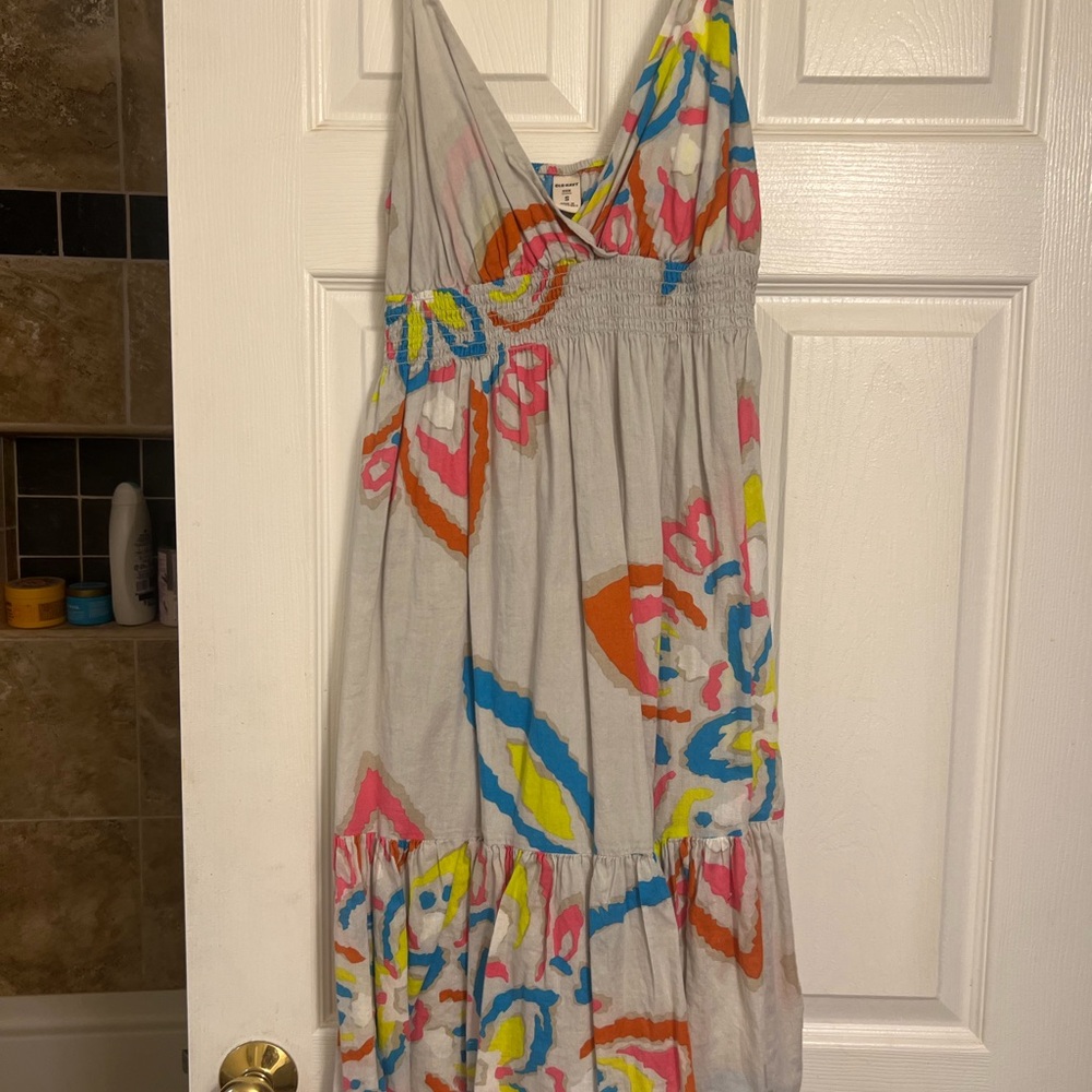 Colorful Floral Maxi Dress